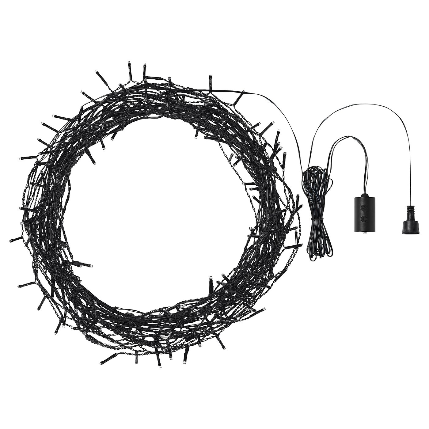 STRÅLA LED lighting chain with 200 lights outdoor/icicleshaped