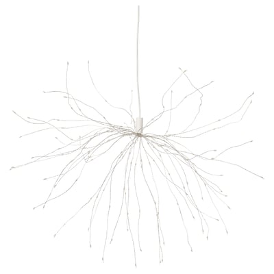 STRÅLA LED pendant lamp, sparkler/battery-operated