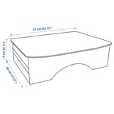 Illustration with measurements for the product: STRANDÖN.