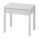 Option: SUNDVIK childs white desk, simple, rectangular, with lift-up top for storage.