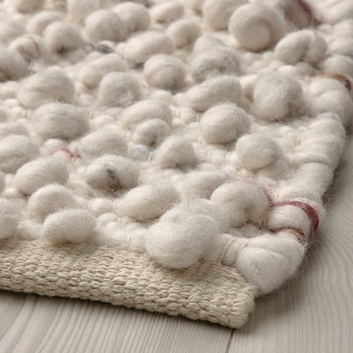 Rug, flatwoven, handmade offwhite/multicolour, 133x195 cm IKEA Spain