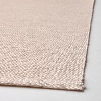SVARTSENAP - natural rectangular place mat, made of yarn-dyed cotton, plain woven design.