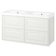 TÄNNFORSEN / ORRSJÖN Wash-stand/wash-basin, white, 122x49x69 cm
