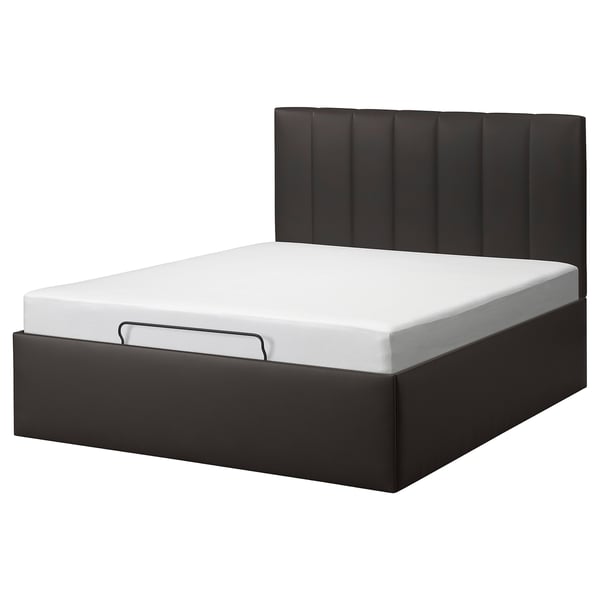 TJÅLLE Headboard, Bomstad dark brown, 160 cm