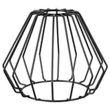 TJUGOTRE lampshade black wireframe diamond shape.