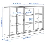 Illustration with measurements for the product: TONSTAD.