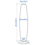 Illustration with measurements for the product: TOSTERÖ.