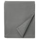 A gray ULLVIDE sheet, neatly folded, with a smooth texture and finely stitched edges for durability.