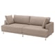 UPPÅKRA 3-seat modular sofa, Samsala grey-beige