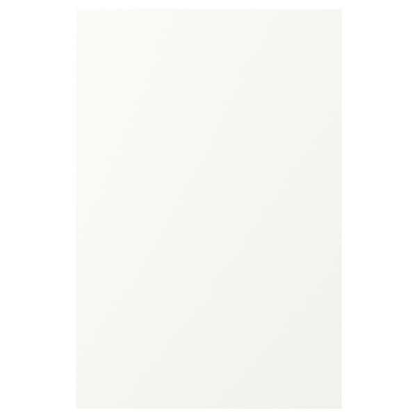 VALLSTENA kitchen cabinet in white, with smooth surfaces, simple design, 25-year guarantee, and mounting flexibility.