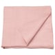 Option: Light pink VÅRELD cotton bedspread, folded, textured square pattern.