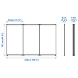 Illustration with measurements for the product: VARHAUG.