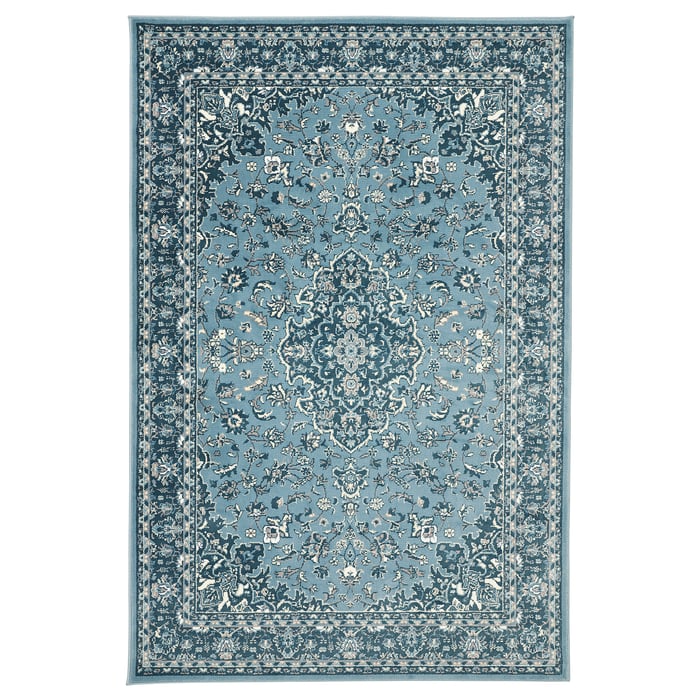 VEDBÄK rug, low pile, blue, 133x195 cm IKEA Spain