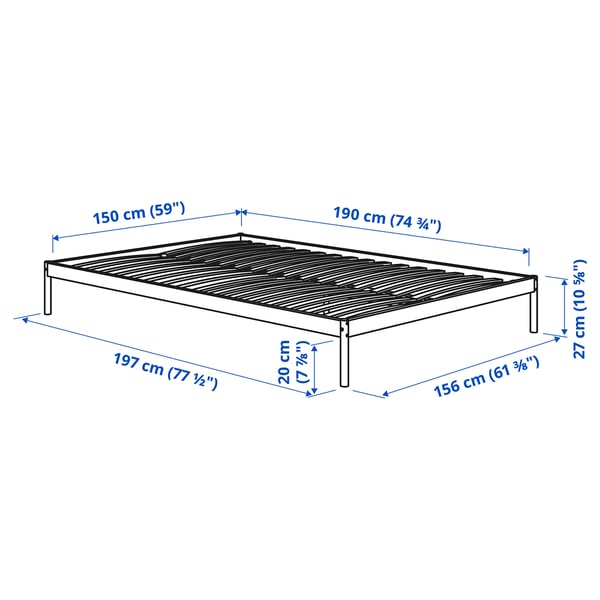Illustration with measurements for the product: VEVELSTAD.