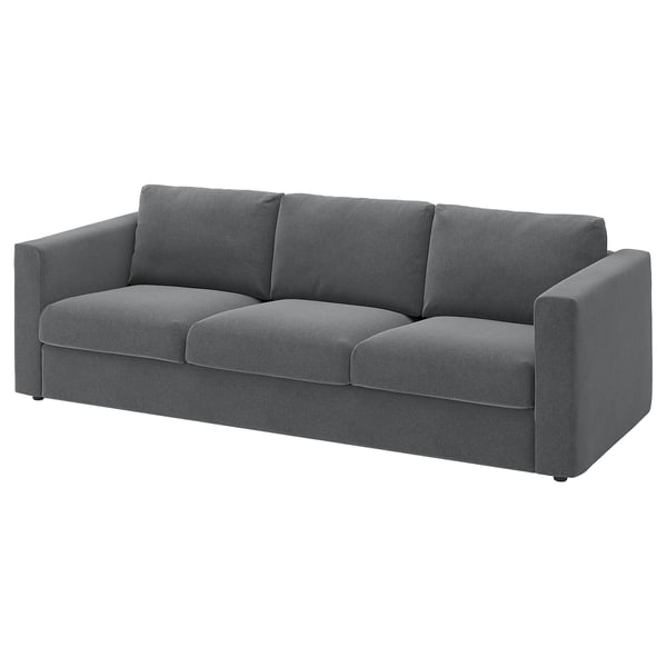VIMLE 3-seat sofa, Johanneshov dark grey