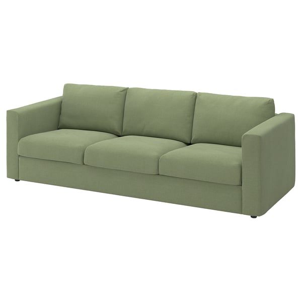 VIMLE 3-seat sofa, Mosshed grey-green