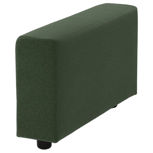 VIMLE Armrest, wide/Johanneshov dark green
