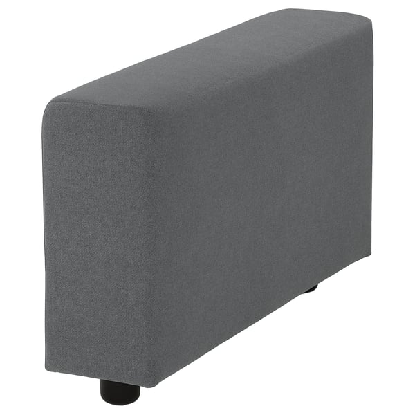 VIMLE Armrest, wide/Johanneshov dark grey
