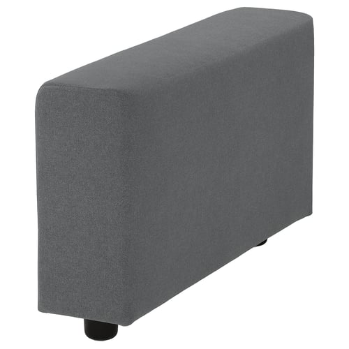VIMLE Armrest, wide/Johanneshov dark grey