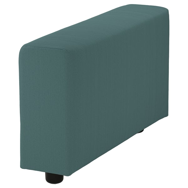 VIMLE Armrest, wide/Kelinge grey-turquoise