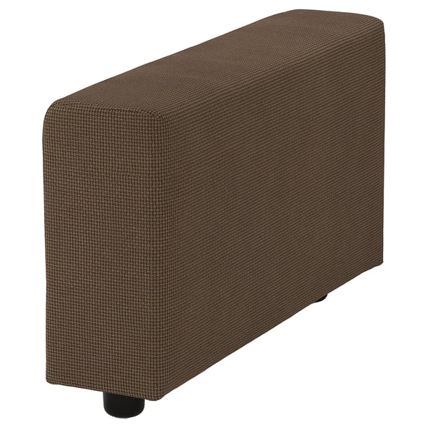 VIMLE Armrest, wide/Mosshed dark brown
