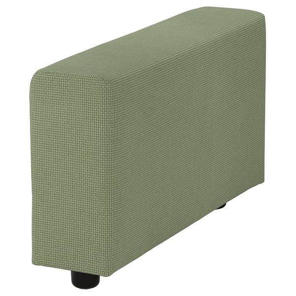 VIMLE Armrest, wide/Mosshed grey-green