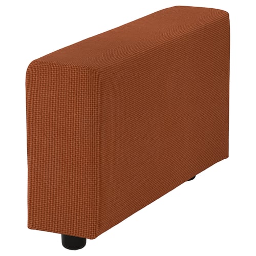 VIMLE Armrest, wide/Mosshed red-brown