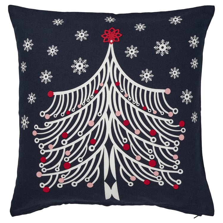 VINTERFINT Cushion cover Christmas tree dark blue IKEA Spain