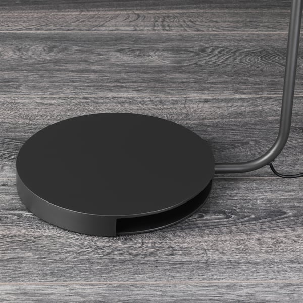 YPPERLIG LED floor lamp, dark grey IKEA