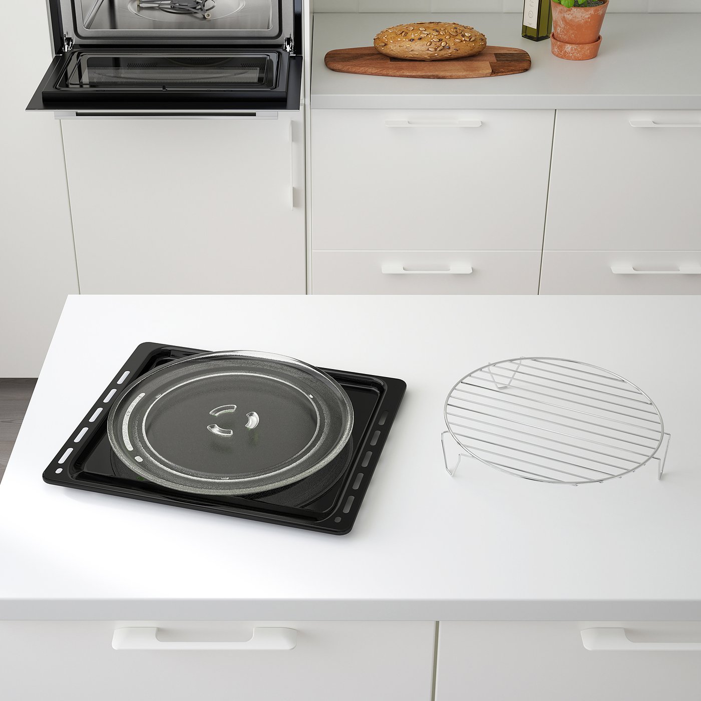 ANRÄTTA Microondas combi+horno aire forzado, ac inox - IKEA
