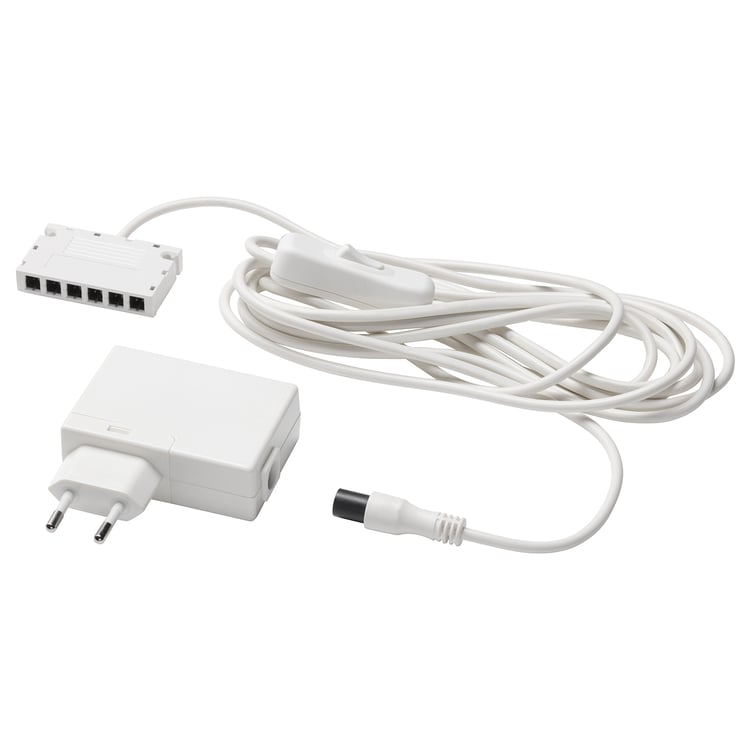 ANSLUTA Transformador + cable, blanco, 19 W IKEA