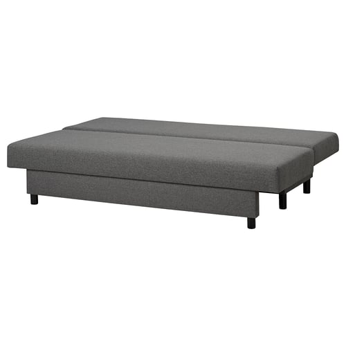 ASARUM Sofá cama 3 plazas, Gris IKEA