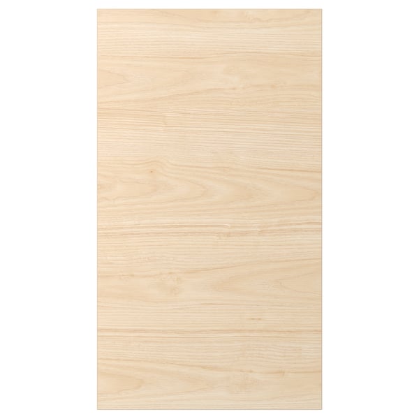 Puerta ASKERSUND efecto madera clara de fresno, rectangular, melamina y aglomerado.