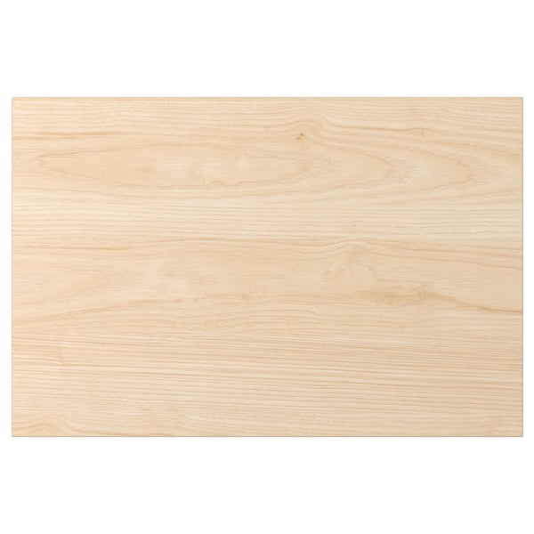 Panel ASKERSUND efecto madera de fresno claro, rectangular, superficie de melamina, fácil de limpiar, moderno.