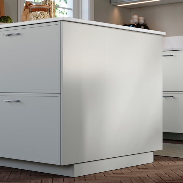 ASPUDDEN Panel lateral, gris claro, 62x240 cm