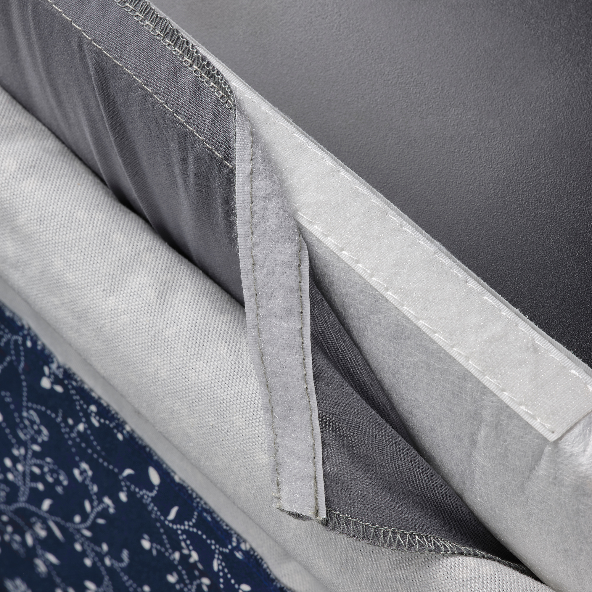 BERGMUND Funda para silla, largo medio, Ryrane azul oscuro - IKEA