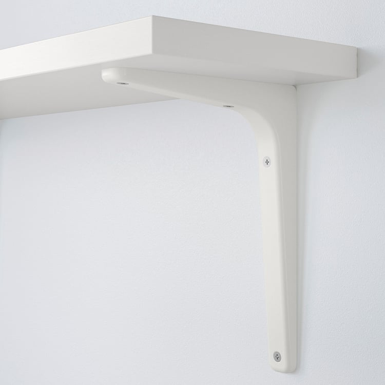 BERGSHULT / TOMTHULT Balda+soporte - blanco - IKEA