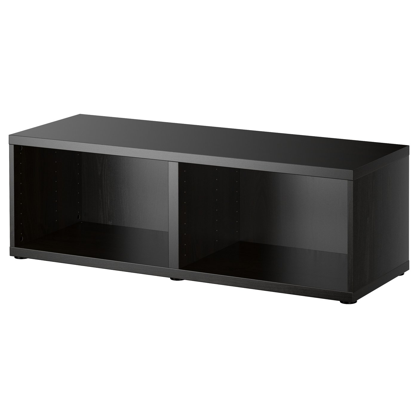 BESTÅ Estructura - negro-marrón 120x40x38 cm