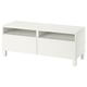 BESTÅ Mueble TV con cajones, blanco/Lappviken/Stubbarp blanco, 120x42x48 cm