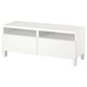 BESTÅ Mueble TV con cajones, blanco/Laxviken/Stubbarp blanco, 120x42x48 cm