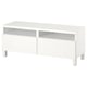 BESTÅ Mueble TV con cajones, blanco/Timmerviken/Stubbarp blanco, 120x42x48 cm