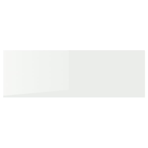 BESTÅ Panel superior, vidrio/blanco, 120x40 cm