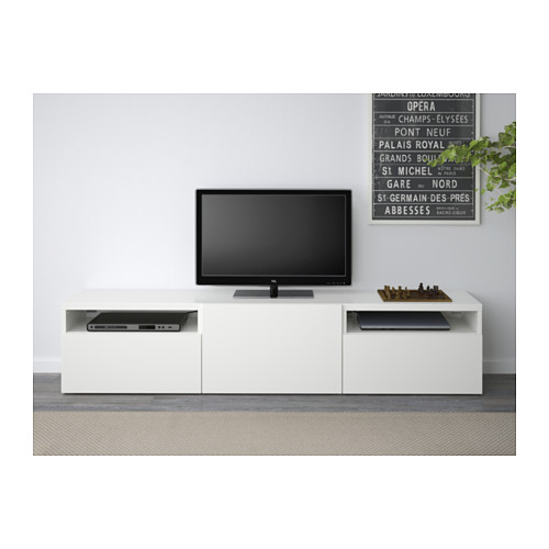 Ikea Bestå Tv Bank 180 Wandmontage BESTÅ Mueble TV Lappviken blanco 180 x 40 x 38 cm - IKEA
