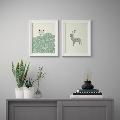 BILD Lámina, animales salvajes - IKEA