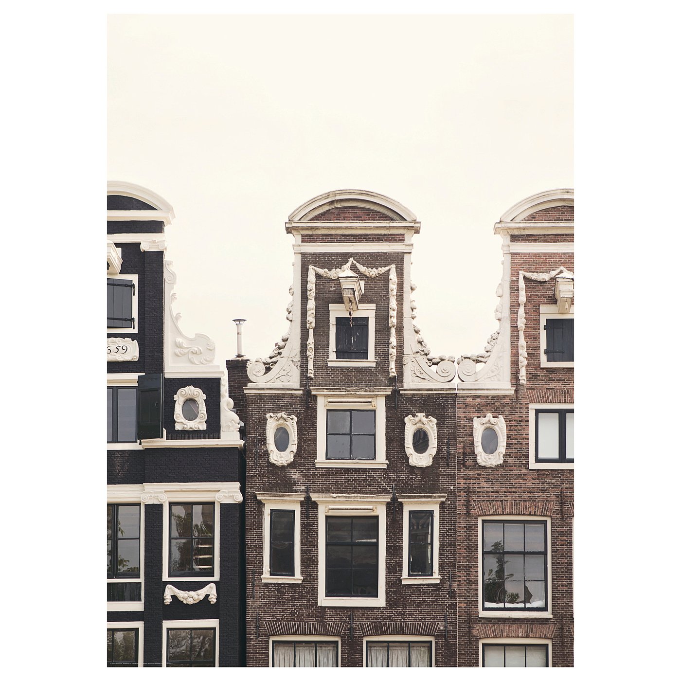 BILD Lámina Ámsterdam desde el cielo II IKEA