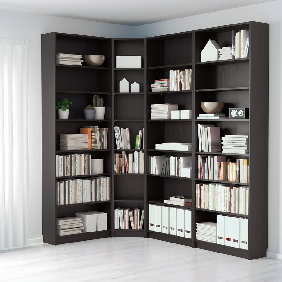 Libreria MCW05WT - Scaffale PortaLibri Moderno, Colore Bianco - 4