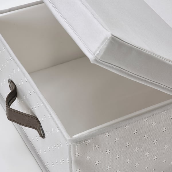 Ikea Cajas Almacenaje Con Tapa BLÄDDRARE Caja Con Tapa, Gris/con
