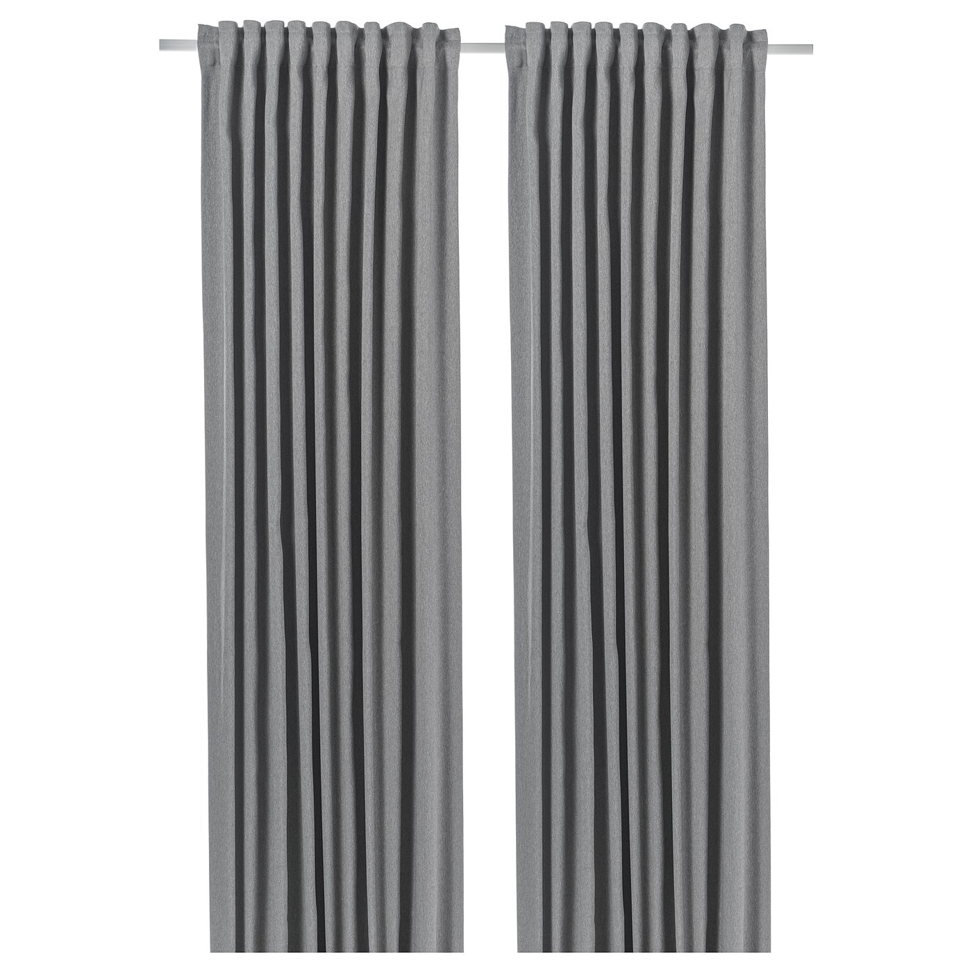 BLÅHUVA Cortinas, par - gris claro - IKEA