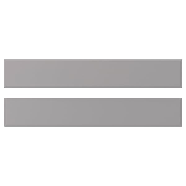 Dos paneles rectangulares grises, lisos y uniformes, dispuestos uno encima del otro.