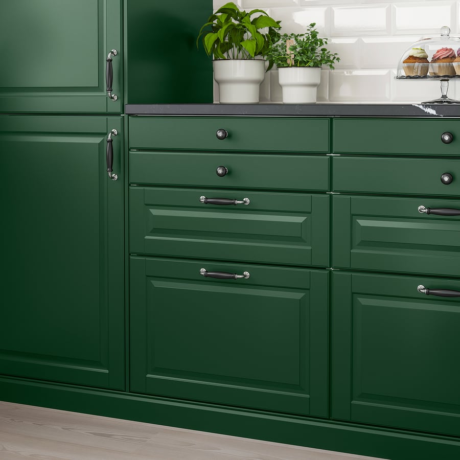 BODBYN Frente de cajón, verde oscuro, 80x10 cm IKEA